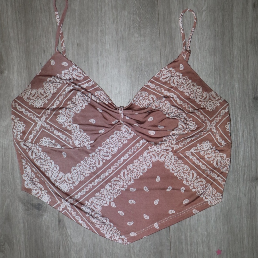 Women's Paisley Print Cami Top